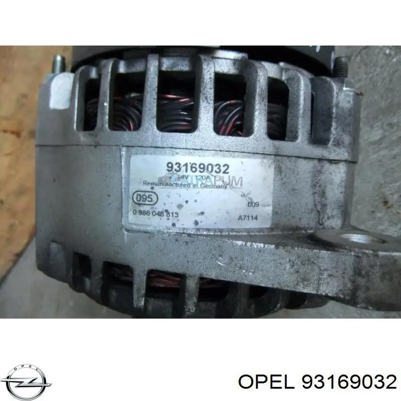 Купити 93169032 Opel Генератор