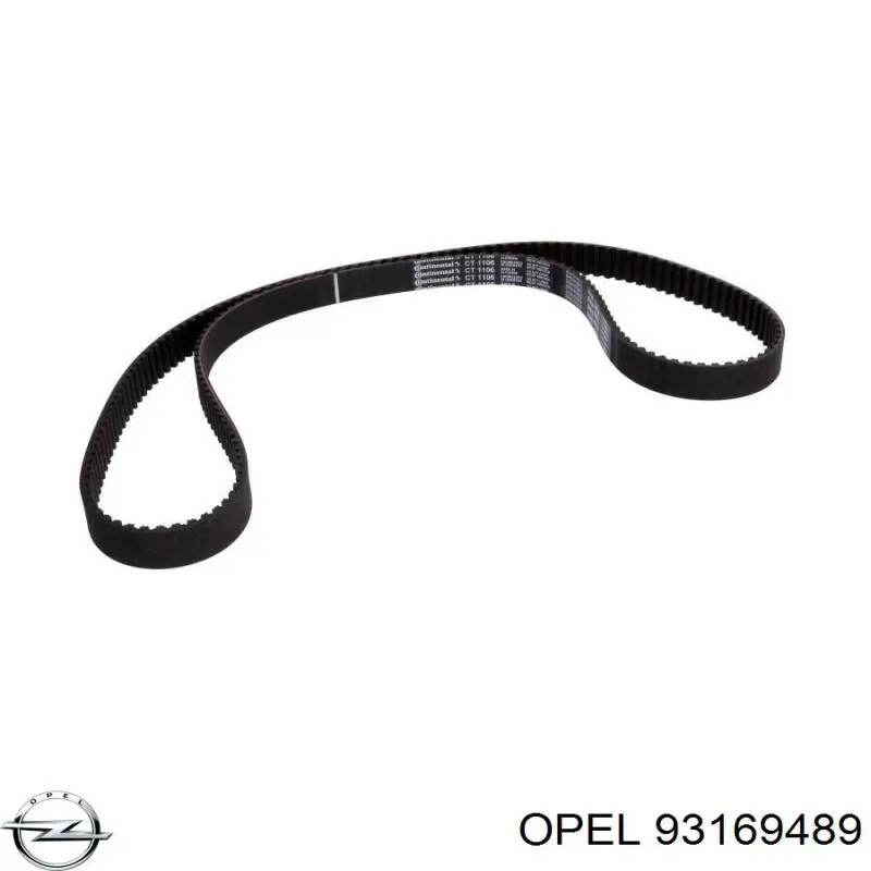Зубчастий ремінь Opel 93169489 ціна, від 26.69 USD