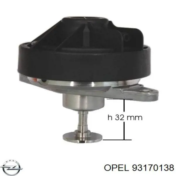 93170138 Opel Колектор впуск верхній