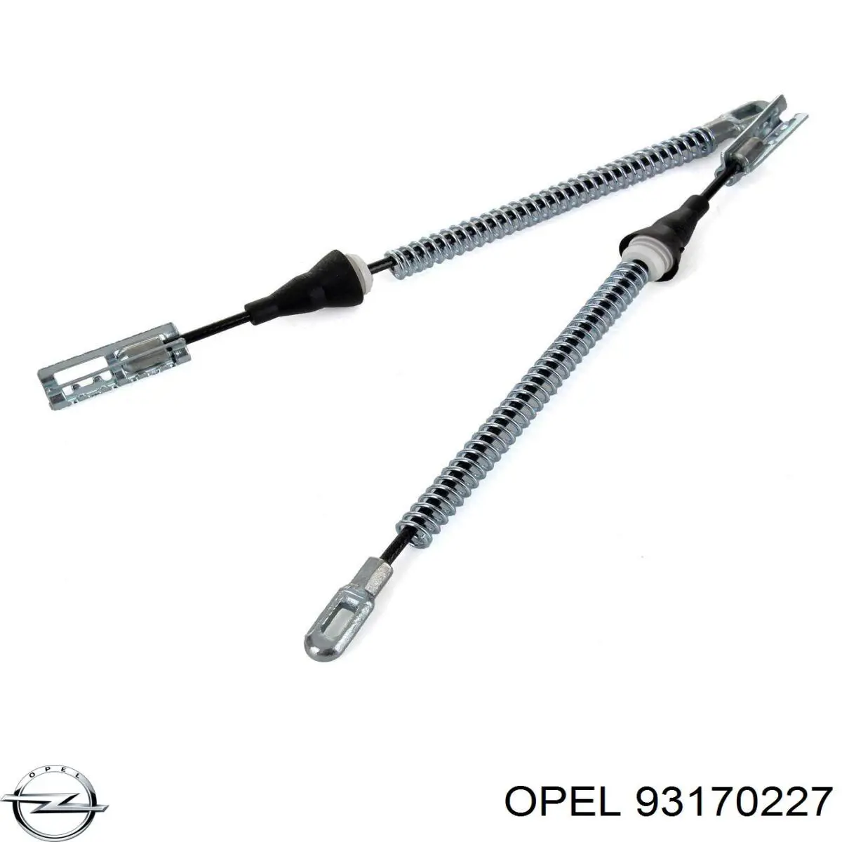 Трос ручного гальма задній, правий/лівий Opel 93170227 ціна, від 3.73 USD
