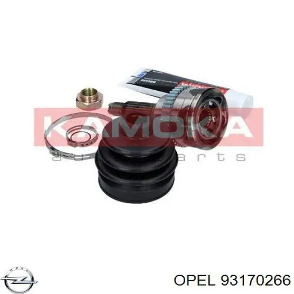 Граната колісна Opel 93170266 ціна, від 25.75 USD