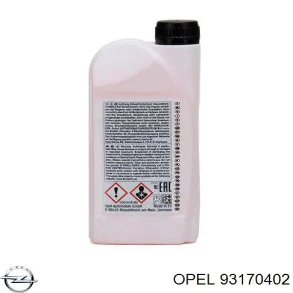 Антифріз 93170402 Opel