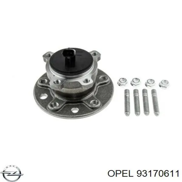 93170611 Opel Маточина задня