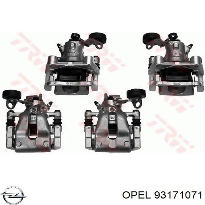 Купити 93171071 Opel Супорт задній лівий