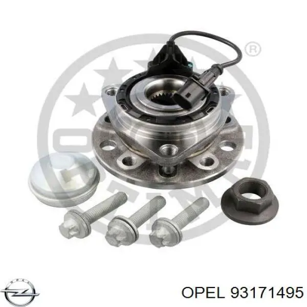 Купити 93171495 Opel Маточини передніх коліс