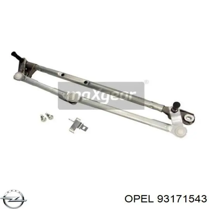 Мотор стеклоочищувача Opel 93171543 ціна, від 36.91 USD