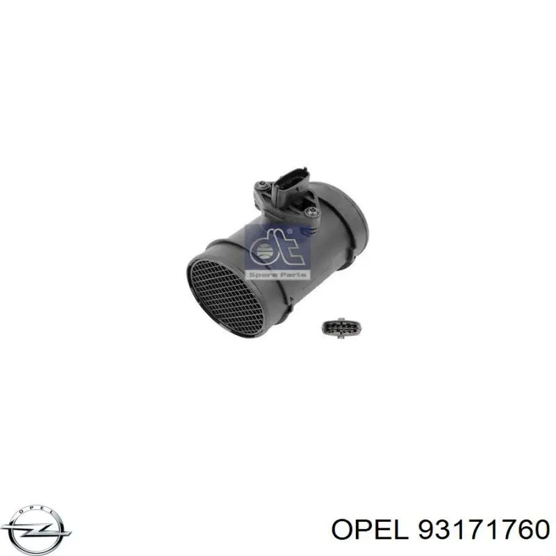 Датчик масової витрати повітря Opel 93171760 ціна, від 57.89 USD