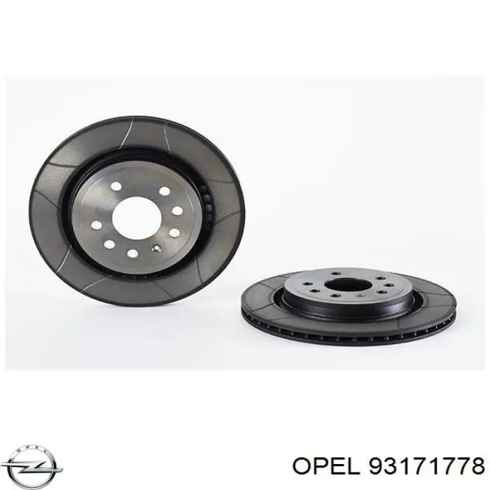 Задні дискові гальма Opel 93171778 ціна, від 40.30 USD