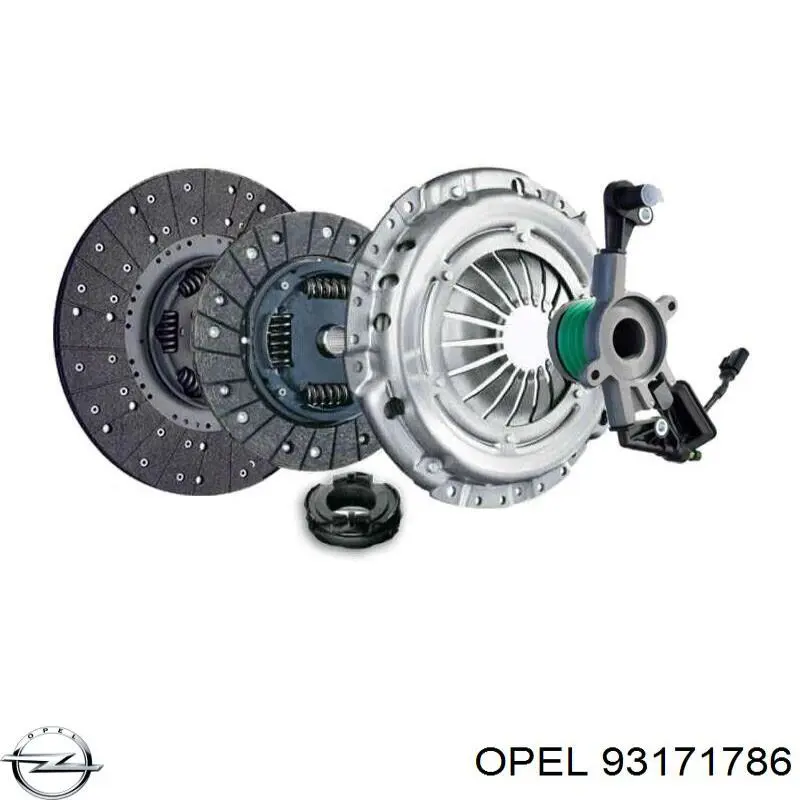 Комплект зчеплення (3 частини) Opel 93171786 ціна, від 99.33 USD