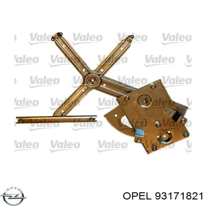 93171821 Opel Склопідйомник (механізм переміщення скла)