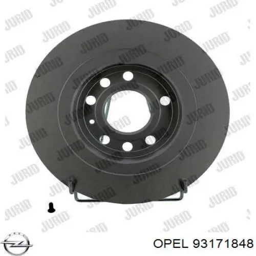 Гальмівні диски 93171848 Opel