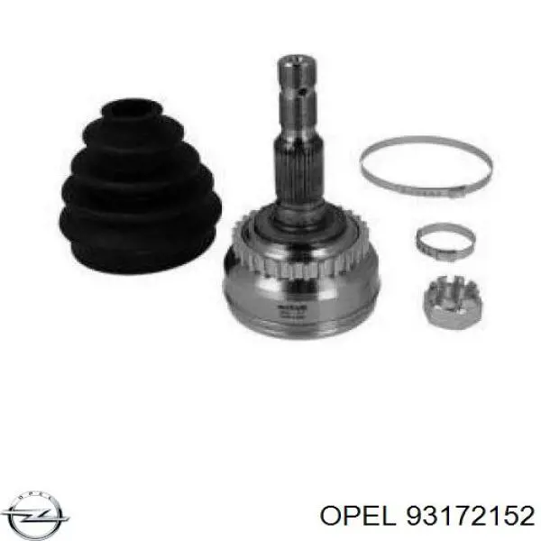 Граната колісна Opel 93172152 ціна, від 31.15 USD