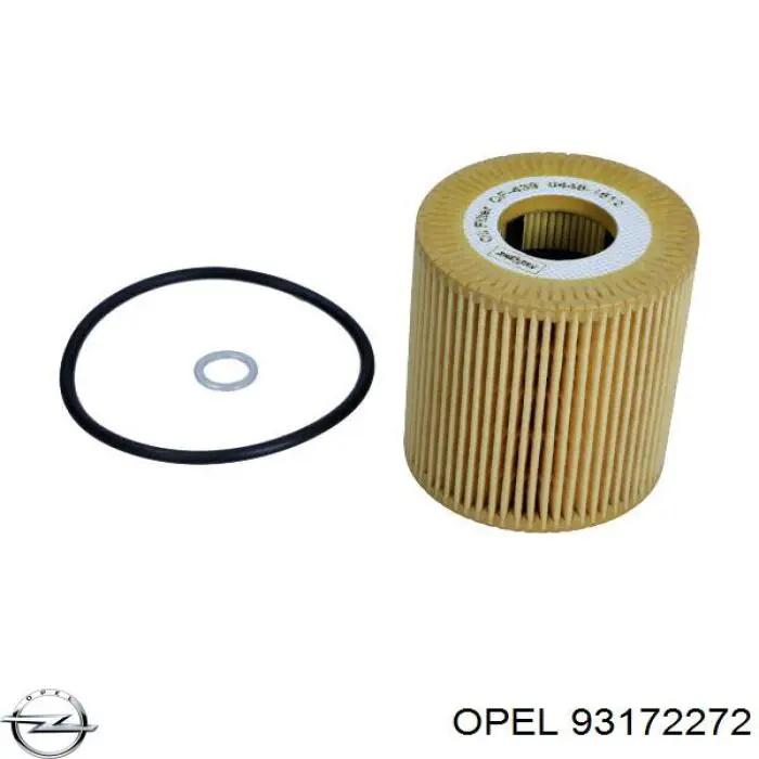 Масляний фільтр двигуна Opel 93172272 ціна, від 9.64 USD