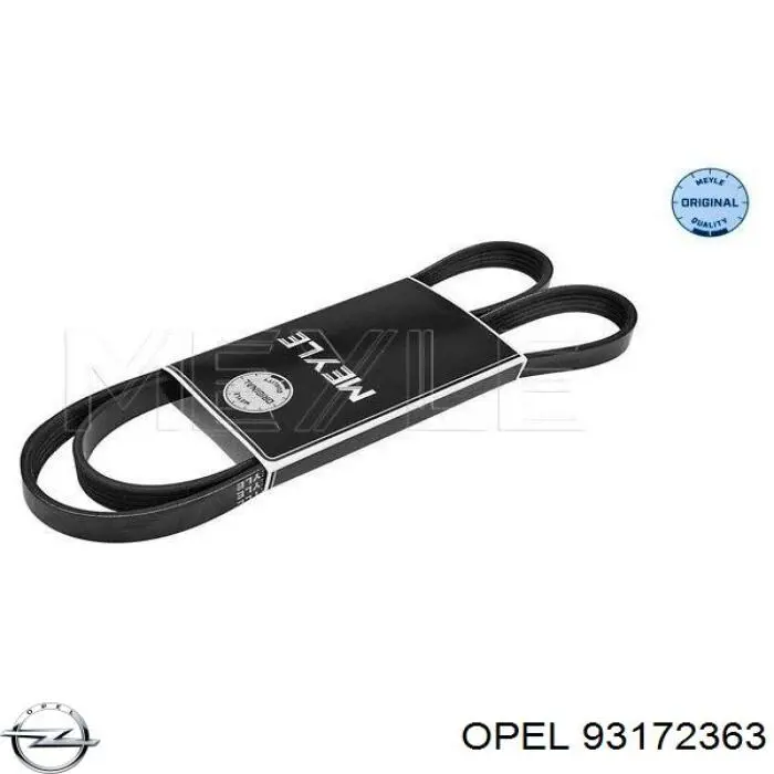 Ремінь кондиціонера Opel 93172363