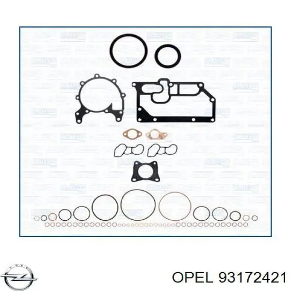 Купити 93172421 Opel Комплект прокладок двигуна, верхній