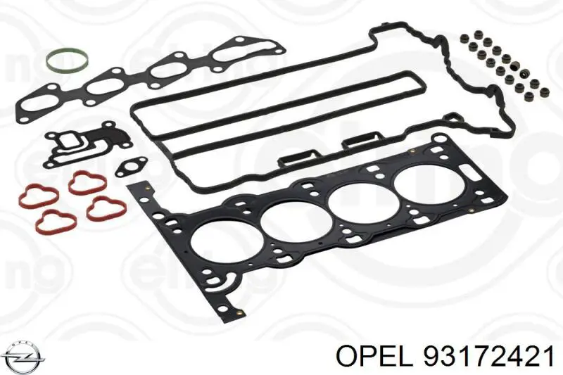 Комплект прокладок двигуна, верхній Opel 93172421 ціна, від 68.63 USD