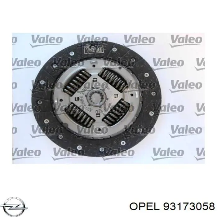 Купити 93173058 Opel Маховик із зубчастим ободом в зборі