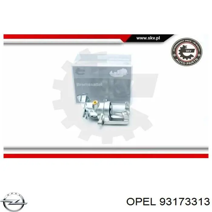 Ремкомплект супорту 93173313 Opel
