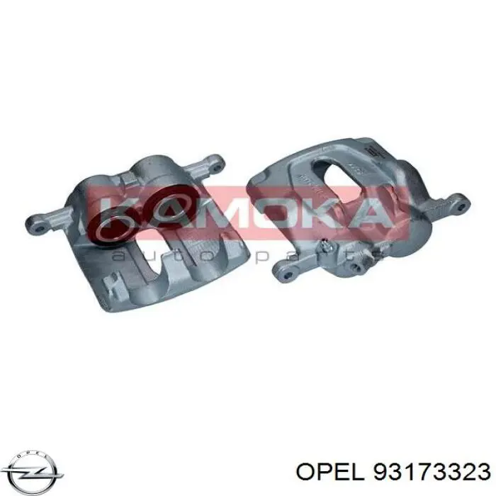 Купити 93173323 Opel Супорт гальмівний передній лівий