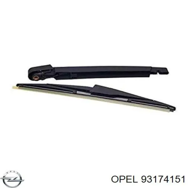 93174151 Opel важіль-поводок склоочисника заднього скла