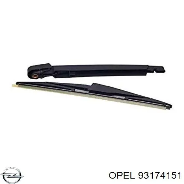 93174151 Opel Важіль-поводок двірника заднього скла