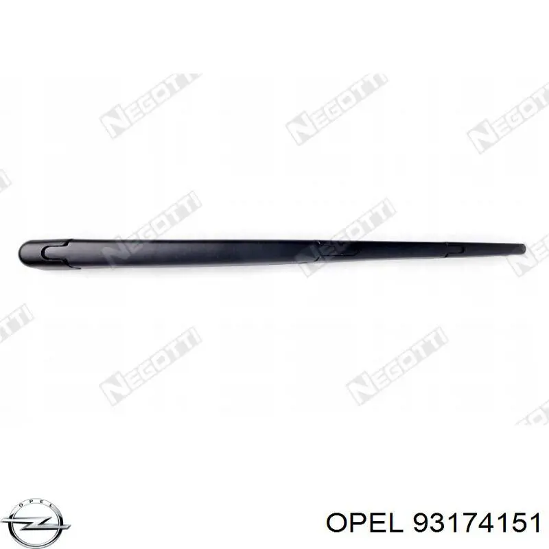 Купити 93174151 Opel Важіль-поводок склоочисника заднього скла