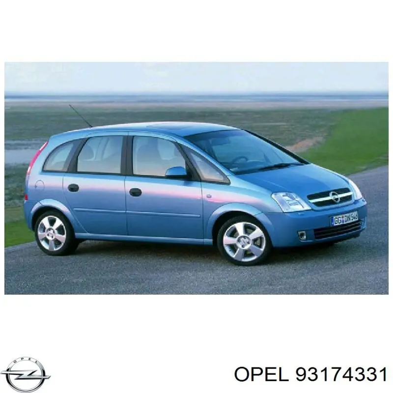 Супорт радіатора лівий/монтажна панель кріплення фар Opel Meriva A (Опель Меріва)