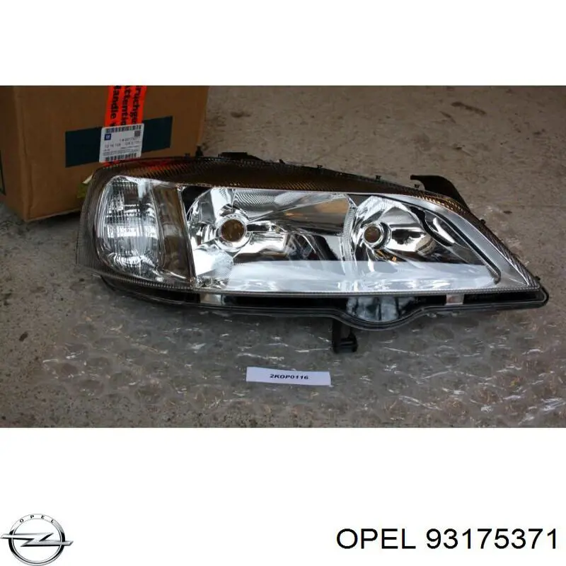 93175371 Opel Фара правая