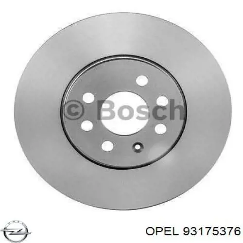 Диск гальмівний передній Opel 93175376