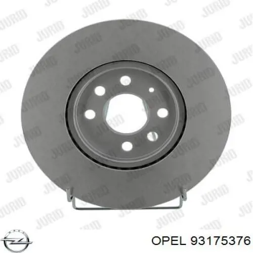 Диск переднього гальма Opel 93175376 ціна, від 41.42 USD