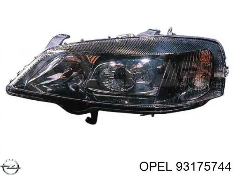 Фара правая Opel 1216270 ціна, від 167.00 USD