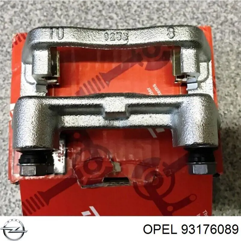 93176089 Opel Скоба гальмівного заднього супорта