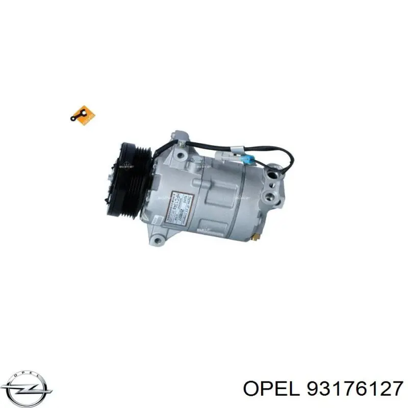 93176127 Opel Компресор холодоагенту