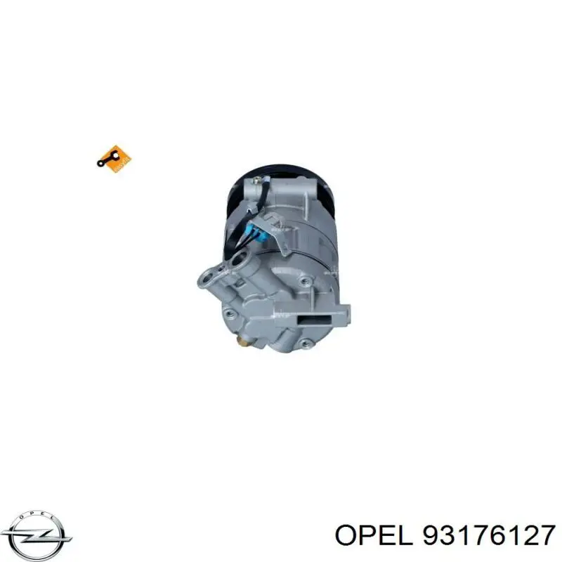 Компресор системи кондиціювання Opel 93176127 ціна, від 76.01 USD