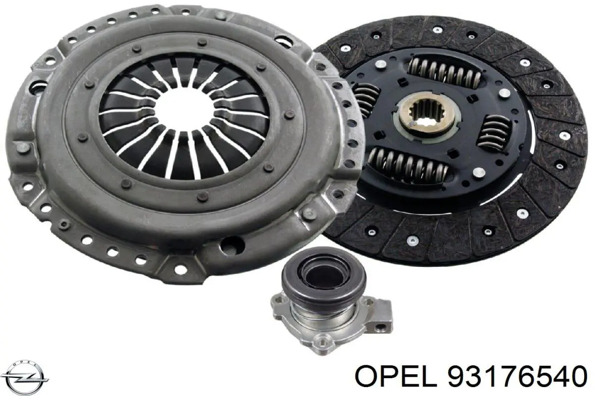 Комплект зчеплення (3 частини) Opel 93176540 ціна, від 106.63 USD