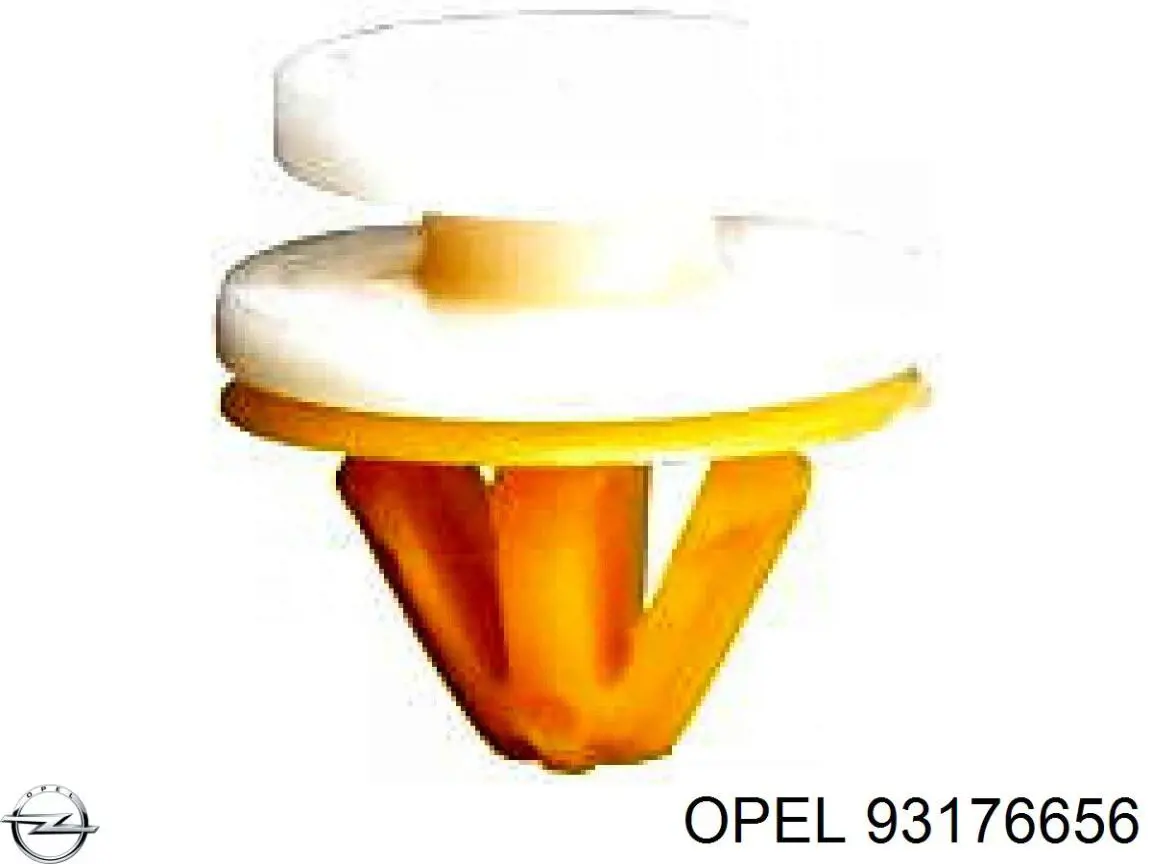 93176656 Opel пістон (кліп кріплення обшивки дверей)