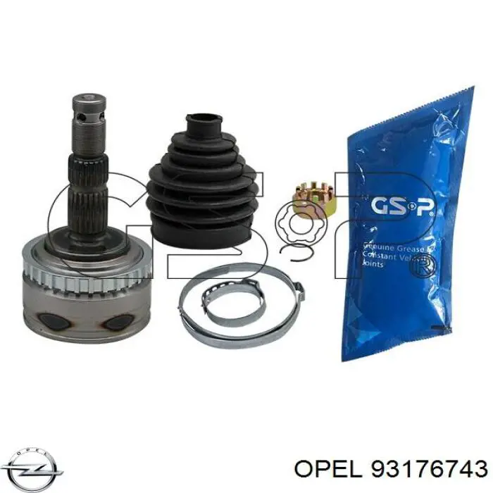 Граната колісна Opel 93176743 ціна, від 28.00 USD