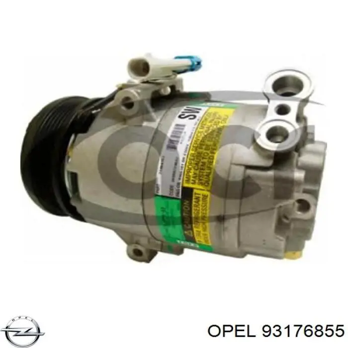 Компресор системи кондиціювання Opel 93176855 ціна, від 177.23 USD