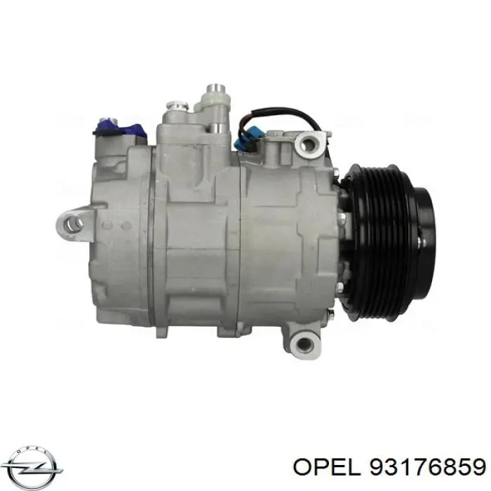 Компресор системи кондиціювання Opel 93176859 ціна, від 107.87 USD