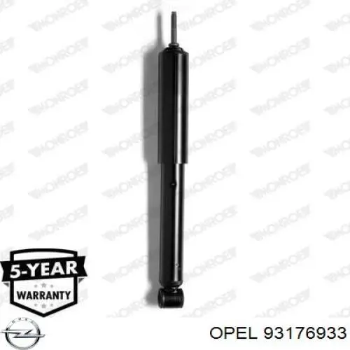 Амортизатор задній Opel 93176933 ціна, від 40.59 USD