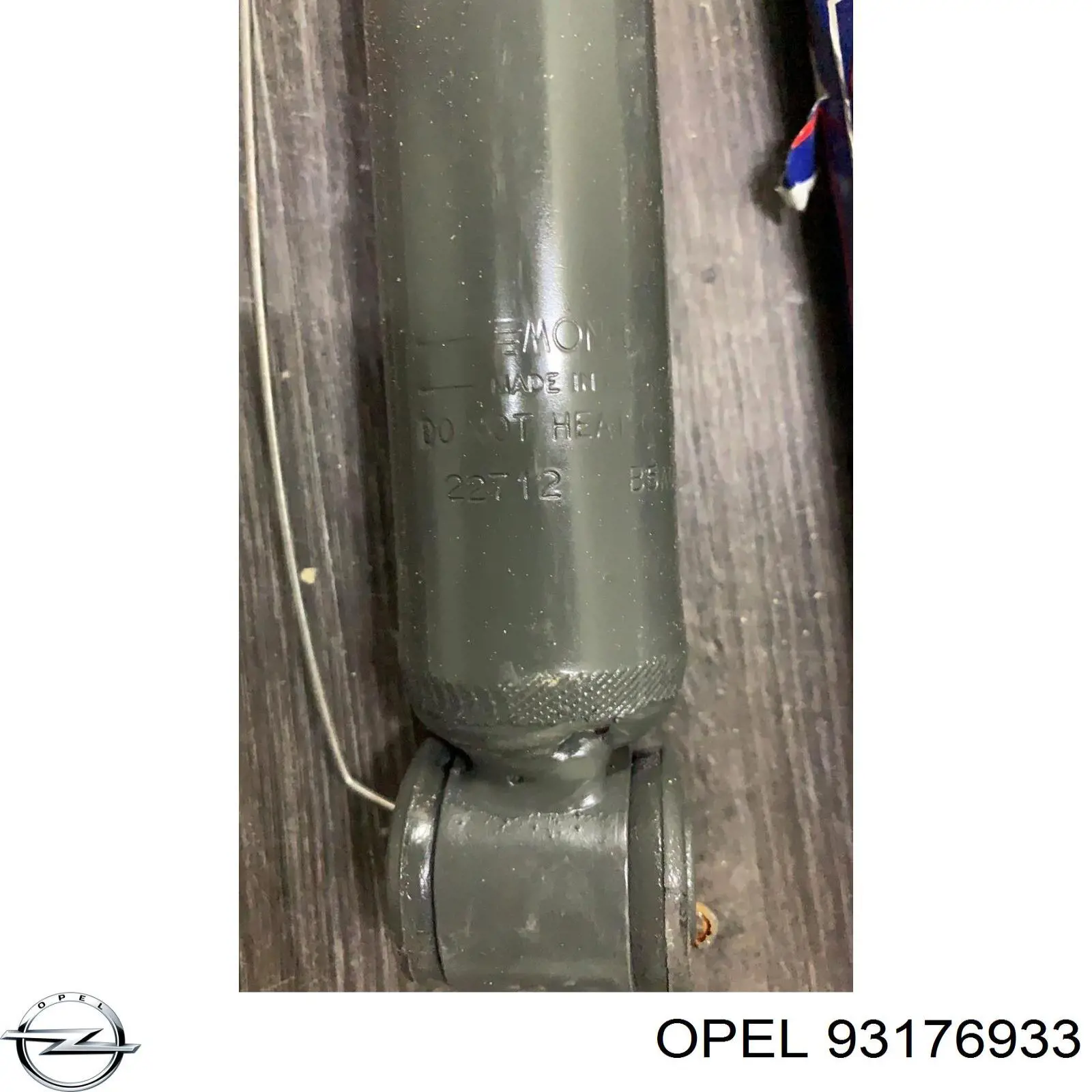 Купити 93176933 Opel Стійка амортизатора задня