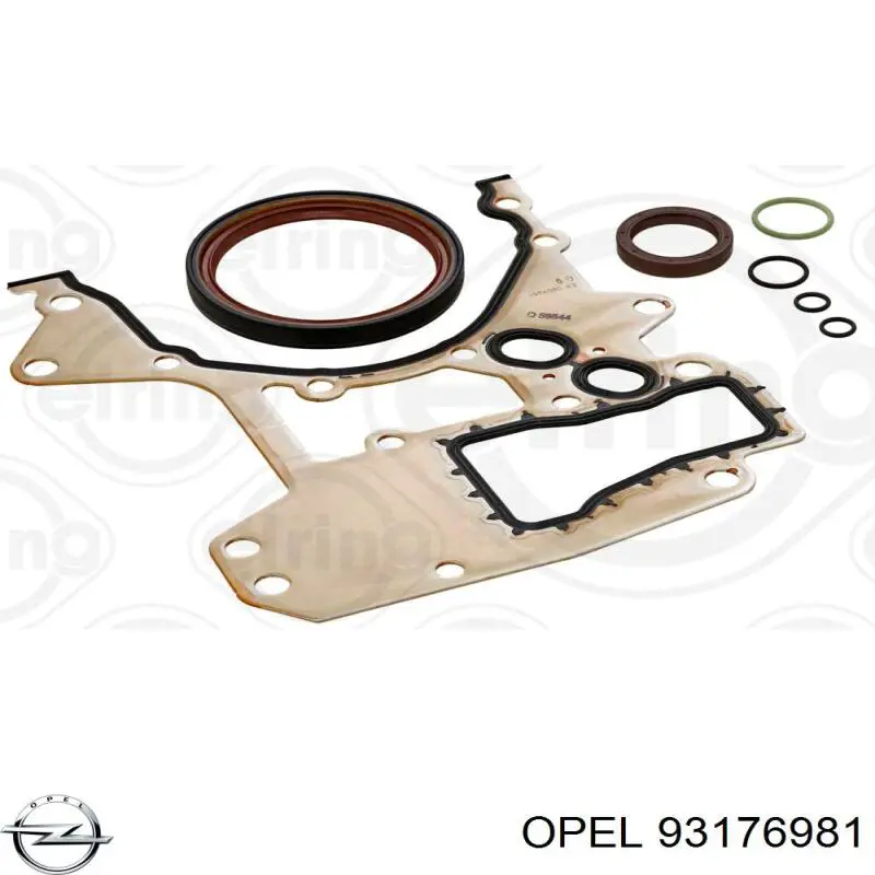 Комплект прокладок двигуна, нижній Opel 93176981 ціна, від 36.90 USD