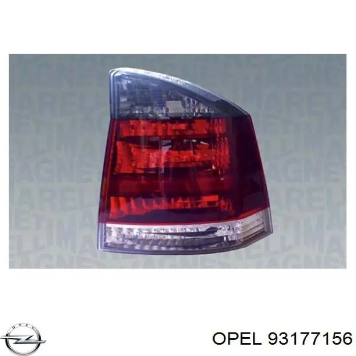 93177156 Opel Задня ліва фара
