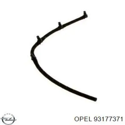 Трубка паливна, зворотня від форсунок Opel 93177371