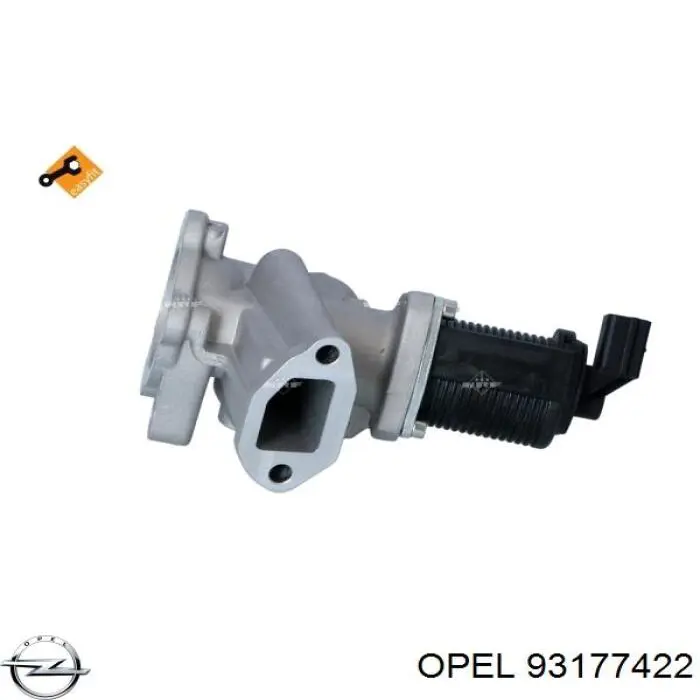 Клапан EGR, рециркуляції газів 93177422 Opel