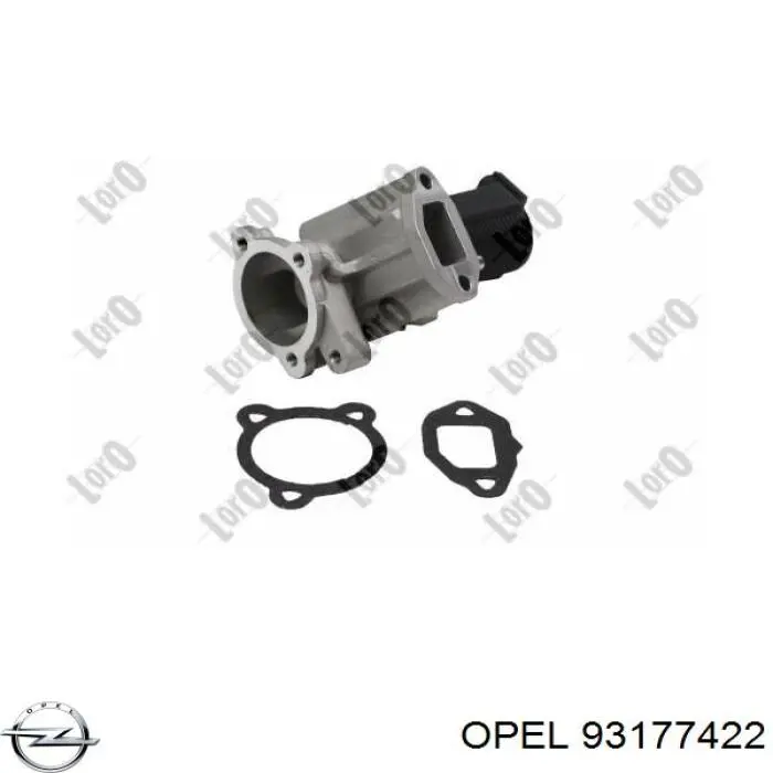 Купити 93177422 Opel Прилади управління системи рециркуляції