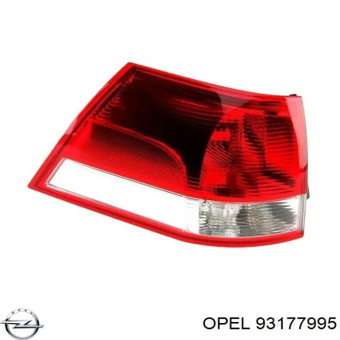 93177995 Opel Задній лівий зовнішній ліхтар