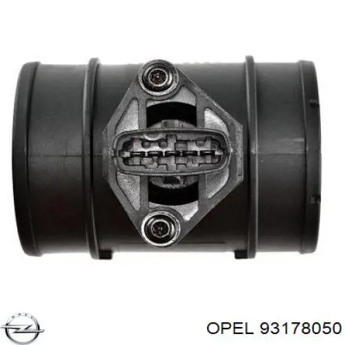 93178050 Opel датчик потоку (витрати повітря, витратомір MAF - (Mass Airflow))