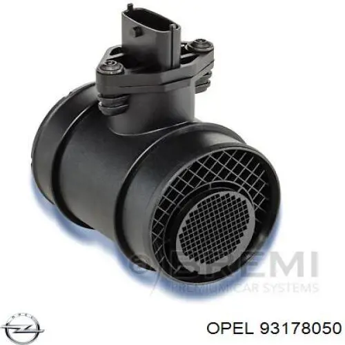 Датчик масової витрати повітря Opel 93178050 ціна, від 43.39 USD