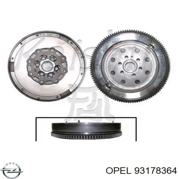Маховик зчеплення Opel 93178364